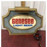 Genesee Light Beer sign