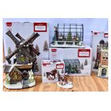Christmas Village Style Lot. Boxes have