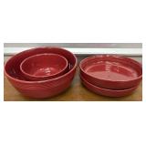 Beautiful Red serving bowls