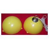 Mid Century Space Age Grow Light Orb Planter 7'
