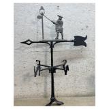 Cast Aluminum Lamplighter Weathervane