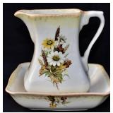 Vintage Ceramic Pitcher/Basin Bowl