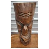 Wooden mask hand carved African
