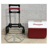 Folding 2 Wheel Dolly & Playmate Cooler