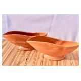Pair of MCM McCoy Harmony Line Planters