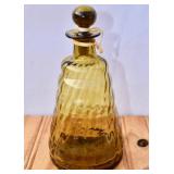 Antique Hand Blown Beehive Decanter