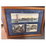 15 1/2ï¿½x 12 1/2ï¿½ 3 San Francisco Scenes color