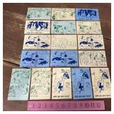 Girl Scout Camp postcards