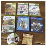Xbox, PS4 games, dvd, dexterity puzzle