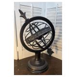 Metal armillary sphere