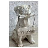 Resin Dog Yard Ornament