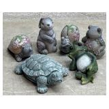Snails, Frogs, Turtle/Rabbit Yard Ornaments