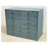 11 Drawer Apothecary Cabinet (blue) 24/11/19