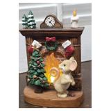 Dean Griff Charming Tails - Lighted Fireplace