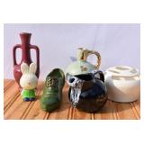 Pottery & Porcelain Box Lot. Signed/Unsigned