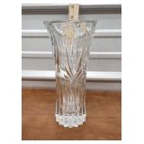 Heavy glass vase