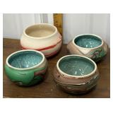 4 Nemadji, Estes Park pottery pots
