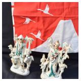 MCM Japan Porcelain Figurines-  Japan Scarf
