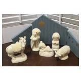 Dept #56 snowbabies babies in Bethlehem nativity