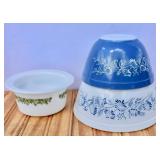 Mixed Pyrex Bowls
