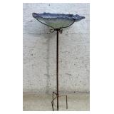 Glass Bird Bath