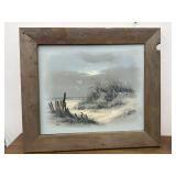 Roland??? Painting on canvas - sea scape