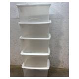 5 Sterilite Storage Totes