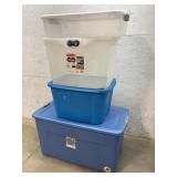 4 Heavy Duty Storage Totes