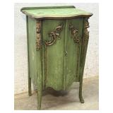 green Music Cabinet w/ lion heads