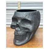 Halloween skull blow mold bucket