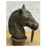 Cast Iron Horse Hitching Post (Black)
