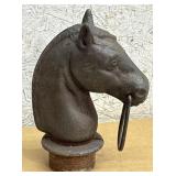 Cast Iron Horse Hitching Post