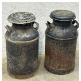 2 Milk Cans