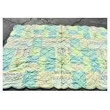 Vintage April Cornell Quilt-Bedspread some stains