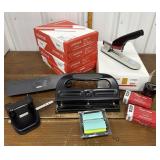 Office supplies- hole punches, envelopes, copy