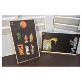 2 hold to light cards - 1 Halloween