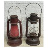2 Barn Lanterns - as is