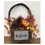 Grapevine hanging basket