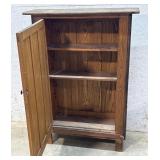 Blind Door Oak Bookcase 34/11/48