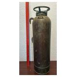 Antique Brass Fire Extinguisher