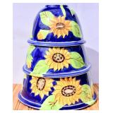Beautiful 3 pc Large Mixing/Nesting Bowls