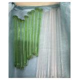 Glass Swizzle sticks and glass straws