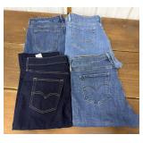 Leviï¿½s, Wrangler womenï¿½s jeans- 4 or., size 16,