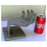 Brutalist Iron Hand Sculpture styled after the