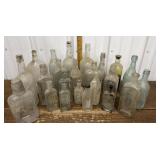 Assorted old bottles