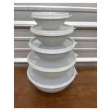 1977 American Bowls Grey with speckles plastic