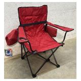 Bazaar Folding Armchair- like new - red