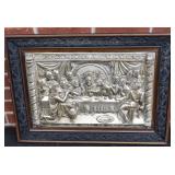 Spanish Art Relief 3-D "The Last Supper" Picture