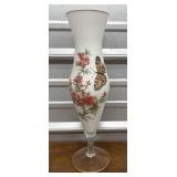 Gorgeous tall butterfly vase