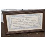 framed Scherenschnitte scissor-cut paper Regina